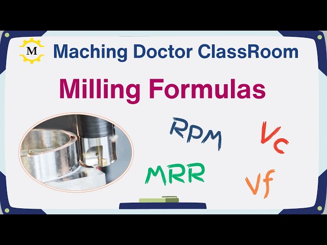Basic Milling Formulas - Machining Doctor