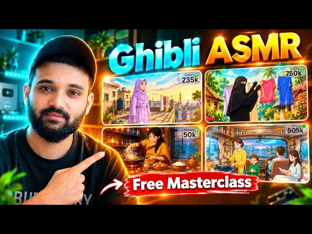 Create Ghibli ASMR videos in just a few clicks! The best way to earn income