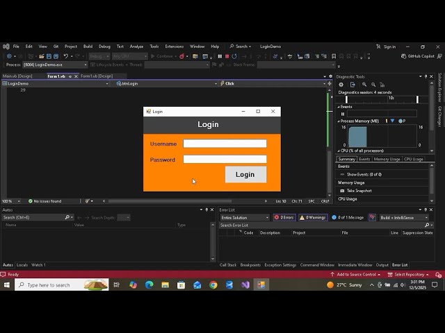 How to Create Login Form in VB.Net with SQL Database