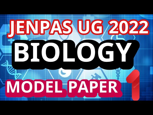 JENPAS UG 2022 PREPARATION|JENPAS UG  MODEL PAPER 01|BIOLOGY SAMPLE PAPER|#jenpasug2022 #jenpasug