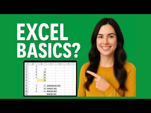 Never Used Excel Before? Can You Learn Excel Basics in Just One Video?