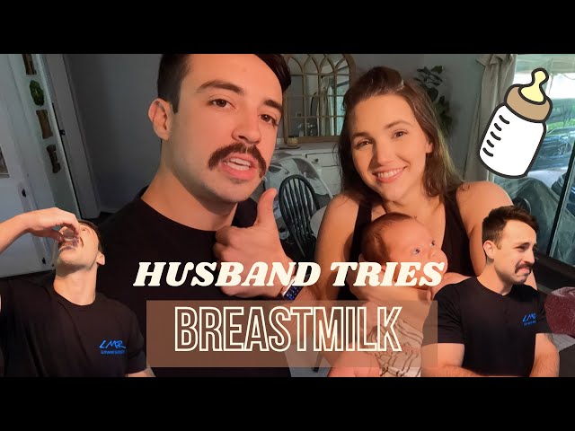 HUSBAND TRIES MY BREASTMILK | Couple Vlog #16
