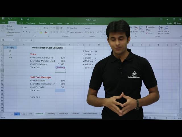 MS Excel - Basic Formulas