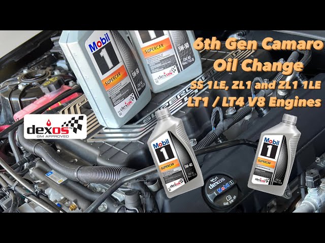 How-To: 6th Gen V8 Camaro Oil Change // LT1 & LT4 // 2016 - 2024