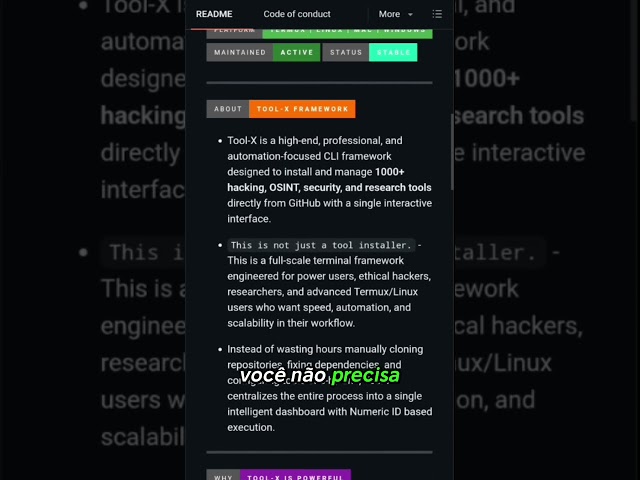 😱 Esse Tool-X reúne MAIS DE 1000 ferramentas! #termux #hacker
