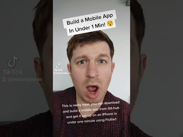 Create a mobile app in under a min using Flutter & Template on my #Github #mobileapp #flutter
