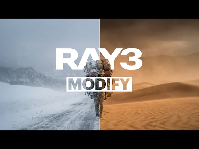 Luma AI - Introducing Ray3 Modify