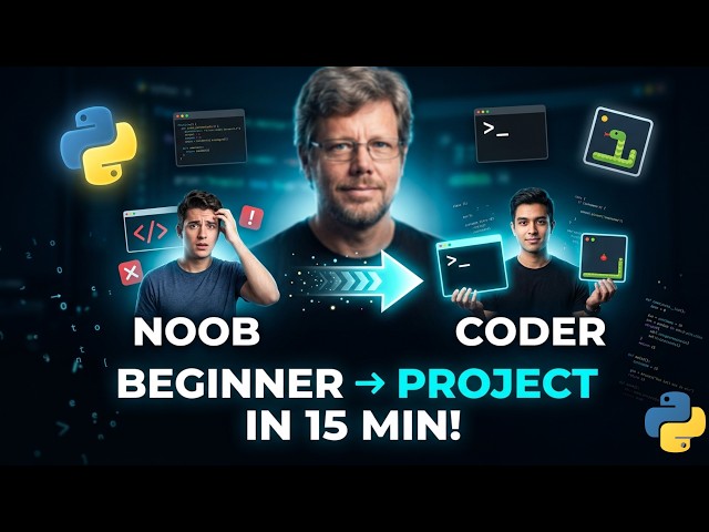 Python Full Course for Beginners (2026) — Learn Python in 15 Minutes