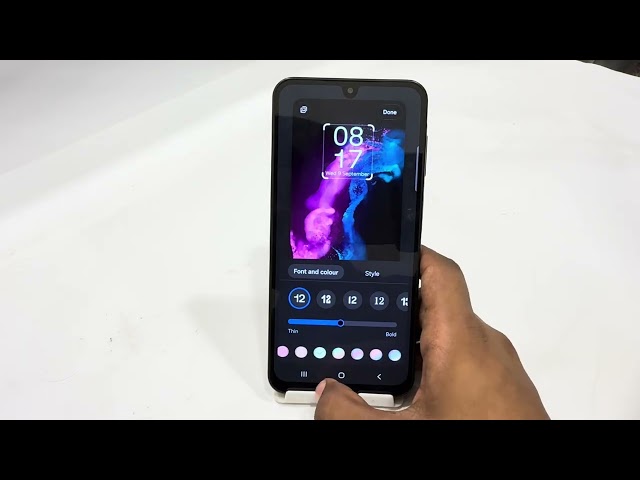 How to Customize Lock Screen Style on Samsung S21