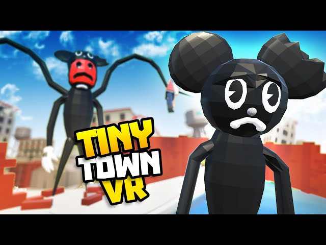 CARTOON MOUSE Has Escaped From A LAB In TINY TOWN - Tiny Town VR