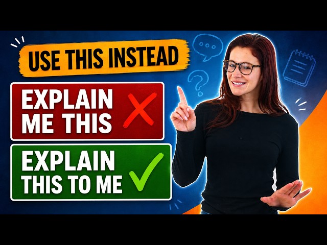 Can You Explain This to Me?