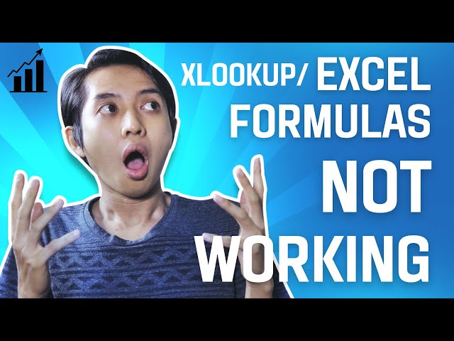 xlookup not working| Formulas not working in Excel| How to fix