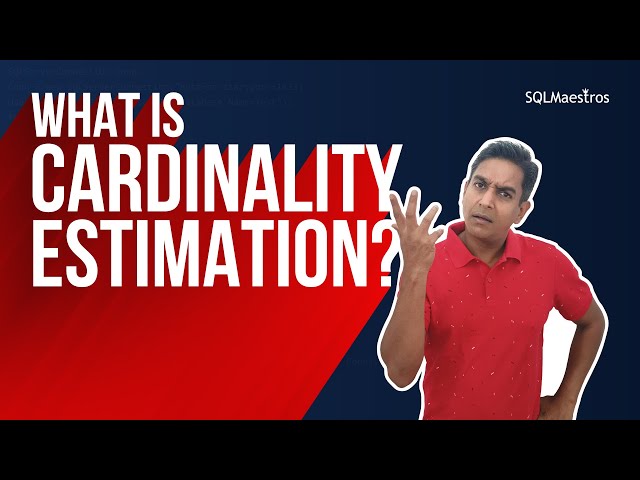 SQL Server Cardinality Estimation – Quick Notes – Part 1 (by Amit Bansal)