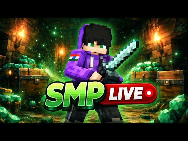 🛑24/7 MINECRAFT LIVE PUBLIC SMP | 24/7 Cracked Public Server | Java + Bedrock + MCPE #live