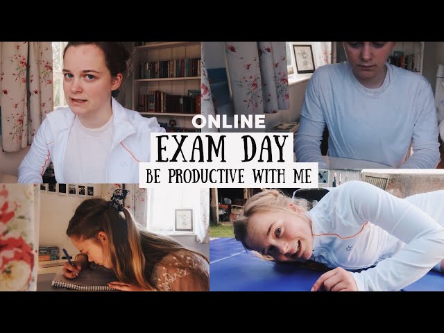 Exam Day in my Life || How I Take Exams Online + study with me