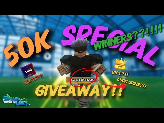 50K Giveaway Winners Revealed 🎁👀 | Blue Lock Rivals