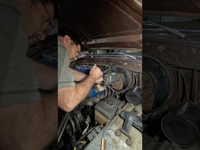 Swapped a nasty master cylinder and brake hoses on this ‘78 F150. Stops on a dime now🔧#ford #trucks