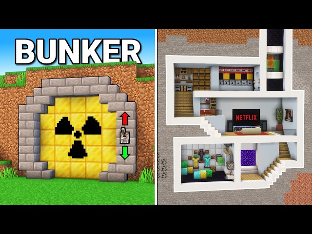 The Most SECURE Doomsday Bunker Base In Minecraft!