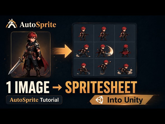 AutoSprite Tutorial 1: Turn One Character Image Into an Animated Spritesheet