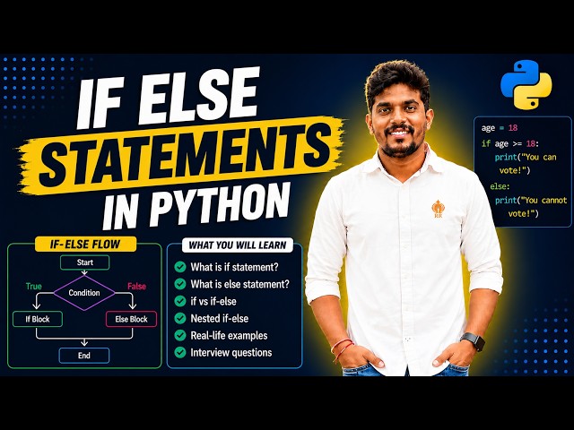 If Else in Python Explained | Python Tutorial for Beginners