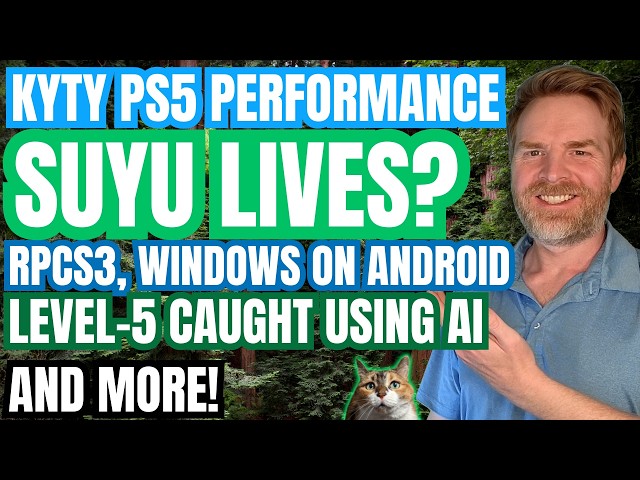 Suyu Switch Emulator Lives, Huge PS5 Emulation Performance Improvement, RPCS3, DLSS 5 and more
