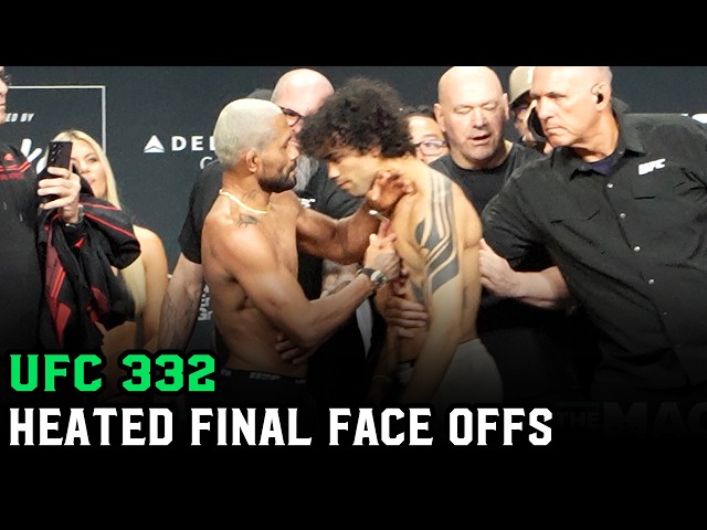 UFC 332 Final Face Offs: HEATED