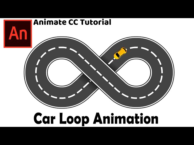 Car Loop Animation |Motion Guide| Adobe Animate CC Tutorial