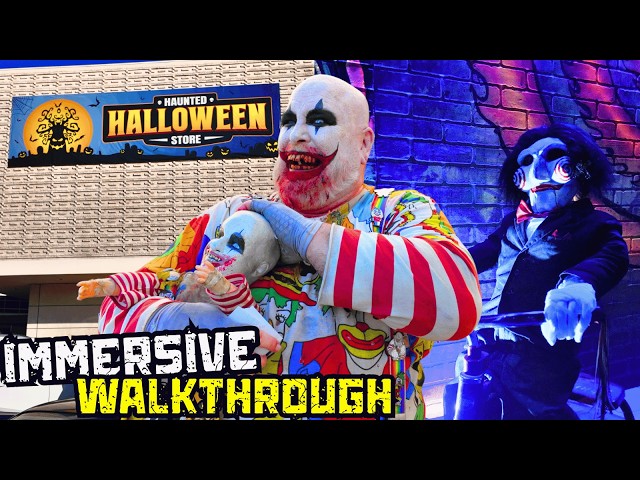 Art's Sideshow was TERRIFYING! Immersive Walkthrough Experience at the Haunted Halloween Store!