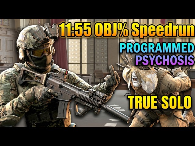 A New America | 11:55 [WR] OBJ% HARD SPEEDRUN | Programmed Psychosis READY OR NOT