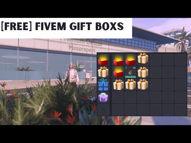 [ FREE ] QBCore Gift Box Script  | FiveM