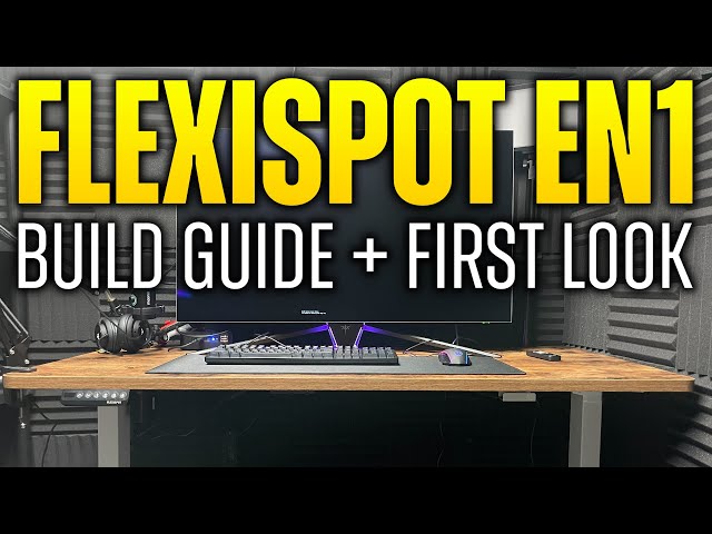 FLEXISPOT Standing Desk Build Guide - Electric Up Desk