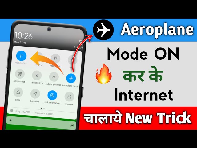 Flight Mode Me Net Kaise Chalaye | How to Use Internet in Flight Mode 2023