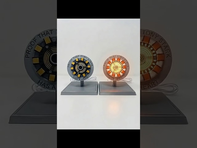 I Built Tony Stark’s Arc Reactor at Home! ⚡🏠. multi-color 3D printed Iron Man Arc Reactor