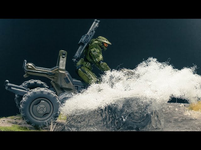 Model a Water Splash - Halo Mongoose Diorama