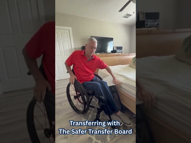 The Safer Transfer Board by RehabMart | For Sliding Transfers to Any Surface