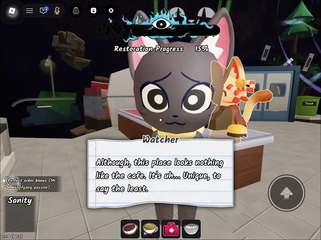Tutorial on how to get The Watcher!! || Anomaly Cafe
