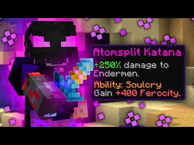 Crafting the NEW $250M Slayer Sword (Hypixel SkyBlock)