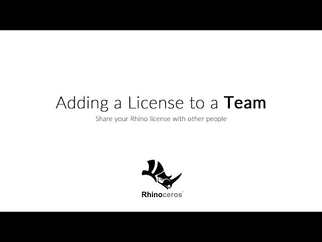 Adding a license to a Team