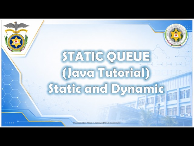 Simple Queue: Static vs Dynamic Array Visualization | Java DSA