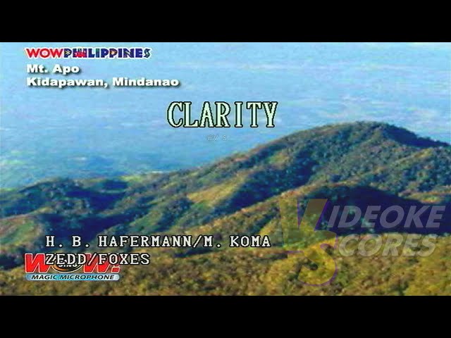 Zedd ft. Foxes - Clarity (Karaoke/Lyrics/Instrumental)