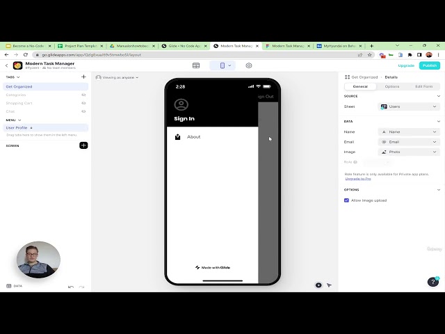 011. No-Code - 11 - Develop Your Glide App
