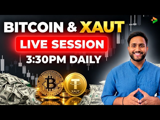 Live Bitcoin and XAUT Trading  | BTC, XAUT & Altcoins Action