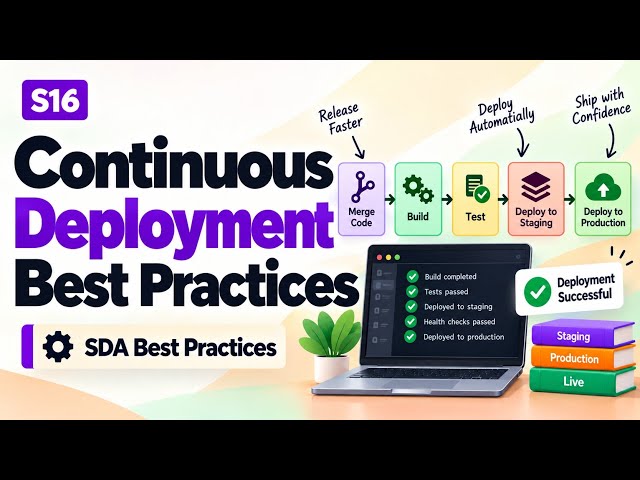 S16 | Continuous Deployment Best Practices | SDA Best Practices | Uplatz