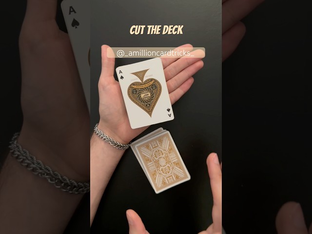 Impress Your Crush With This Card Trick #magic #tricks #tutorial