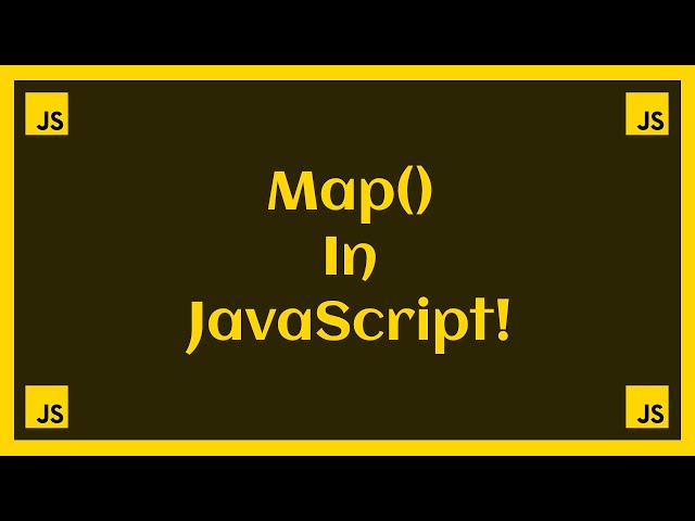 Map Function In JavaScript | JavaScript Map Function Explained