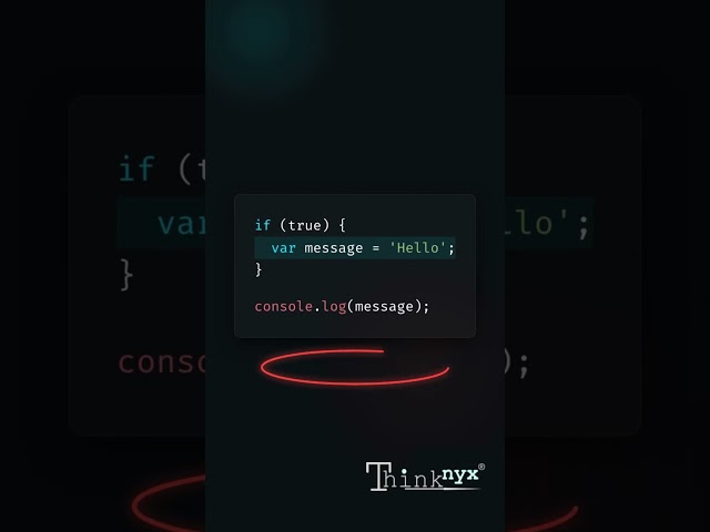 Javascript var vs let vs const |Thinknyx