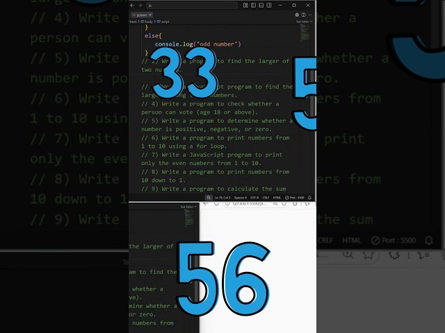 logical Question 2 - JavaScript #shorts #tutorial #tamil