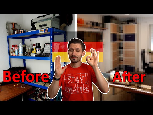 German Creates the PERFECT Workshop/Lab?!.....And So Can You!
