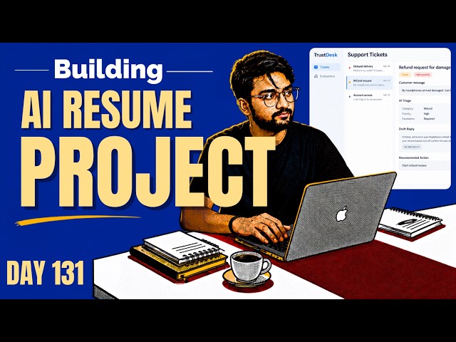 🔴 Day 131 | I’m Back After 10 Days — Building My AI-First Resume Project