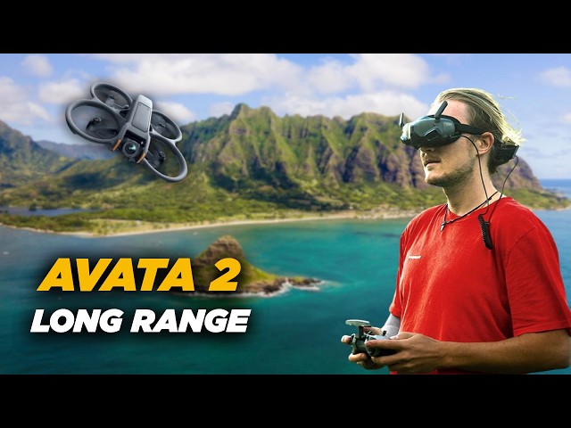 LONG RANGE flight with the DJI AVATA 2 | Epic Mountain Dive